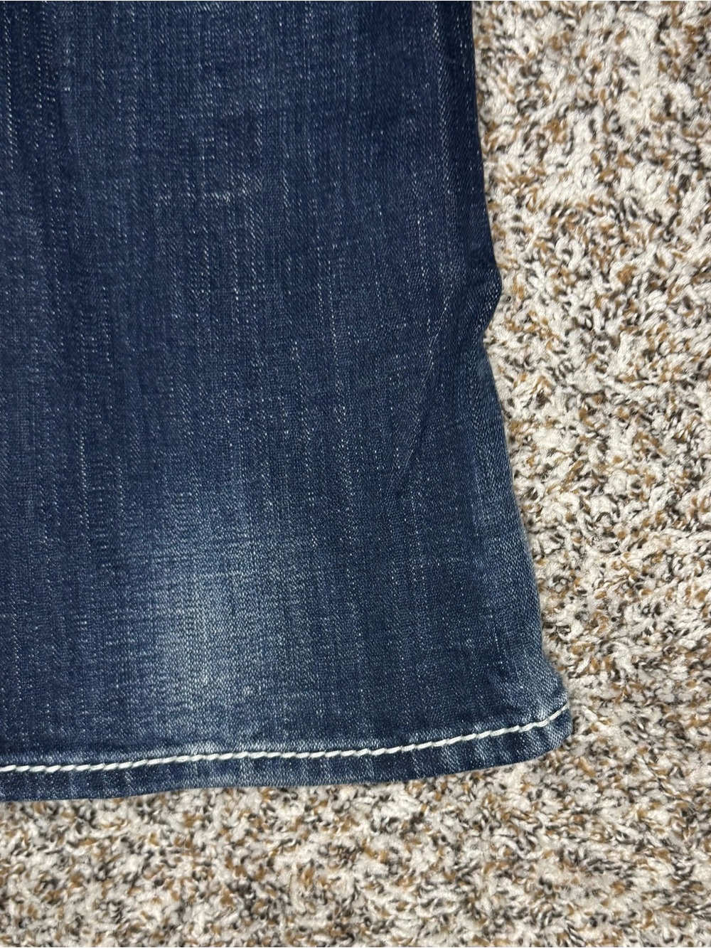 Big Star Maddie Bootcut Jeans Women’s 29L Dark Wash Thick Stitch Y2K - Picture 7 of 10